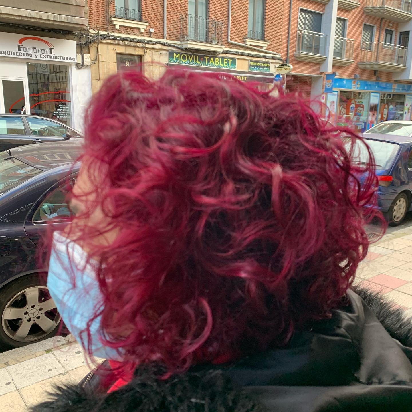 trabajo de color peluquería